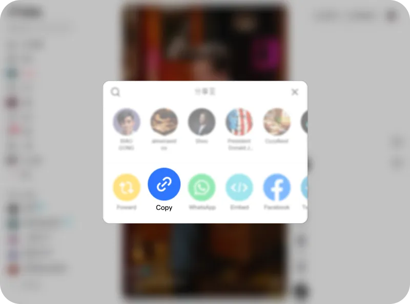 Step 1: Copy TikTok video share link from app